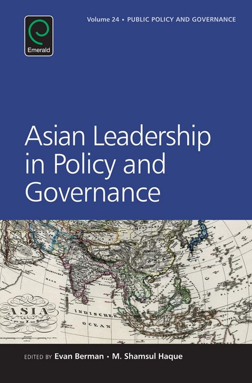 Produktbild: Asian Leadership in Policy and Governance