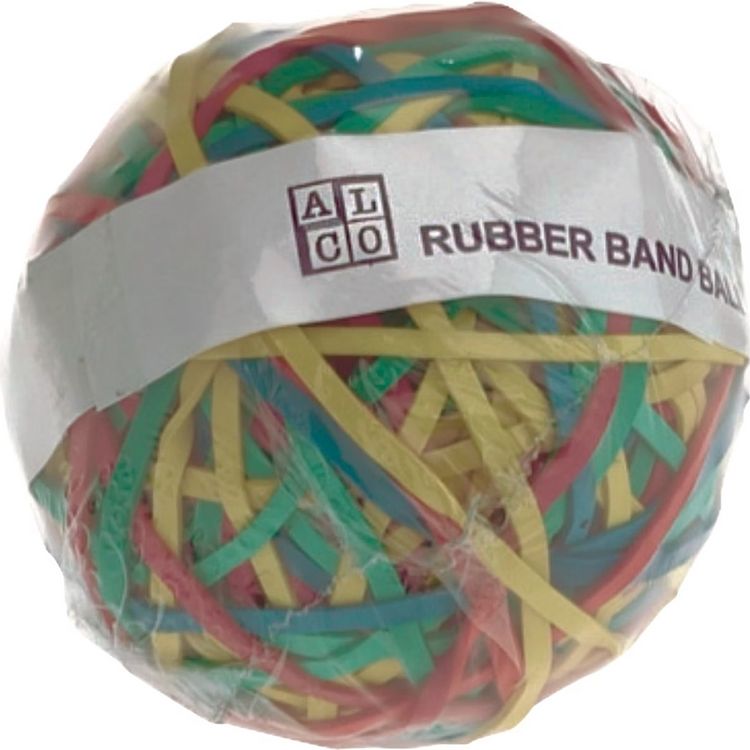 Produktbild: ALCO Gummiringe Ball mehrfarbig &Oslash;70mm 190g