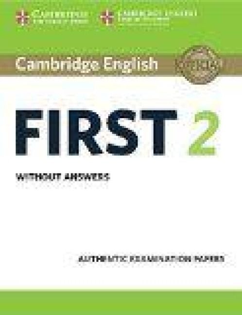 Produktbild: Cambridge English First 2 Student's Book Without Answers