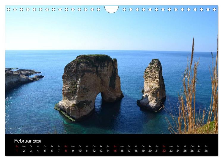 Produktbild: LIBANON 2026 (Wandkalender 2026 DIN A4 quer), CALVENDO Monatskalender