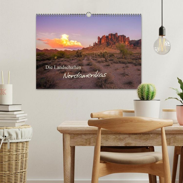 Produktbild: Die Landschaften Nordamerikas (Wandkalender 2026 DIN A3 quer), CALVENDO Monatskalender