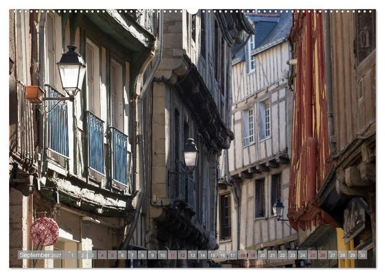 Produktbild: Momente einer Reise - Bretagne (Wandkalender 2027 DIN A2 quer), CALVENDO Monatskalender