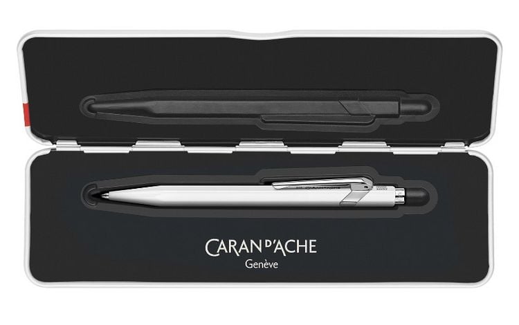 Produktbild: Caran d'Ache Kugelschreiber 849 POPLINE wei&szlig;