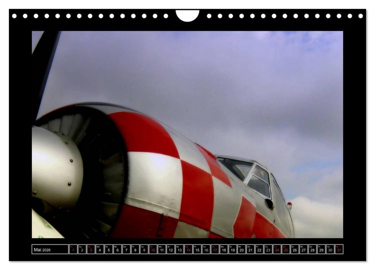 Produktbild: Farbe rund ums Flugzeug! (Wandkalender 2026 DIN A4 quer), CALVENDO Monatskalender