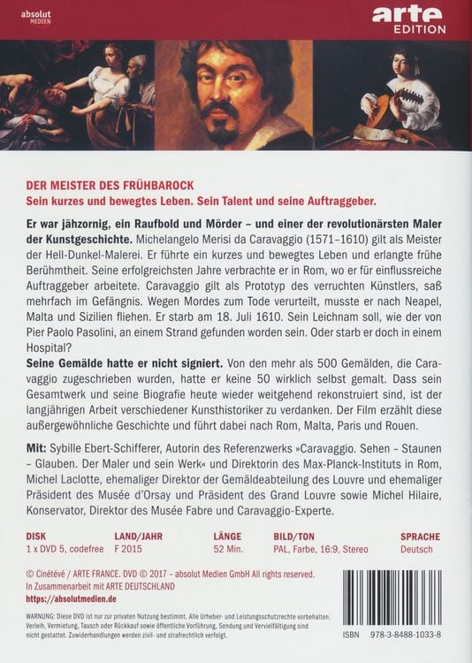 Produktbild: Caravaggio - Das Spiel mit Licht und Schatten