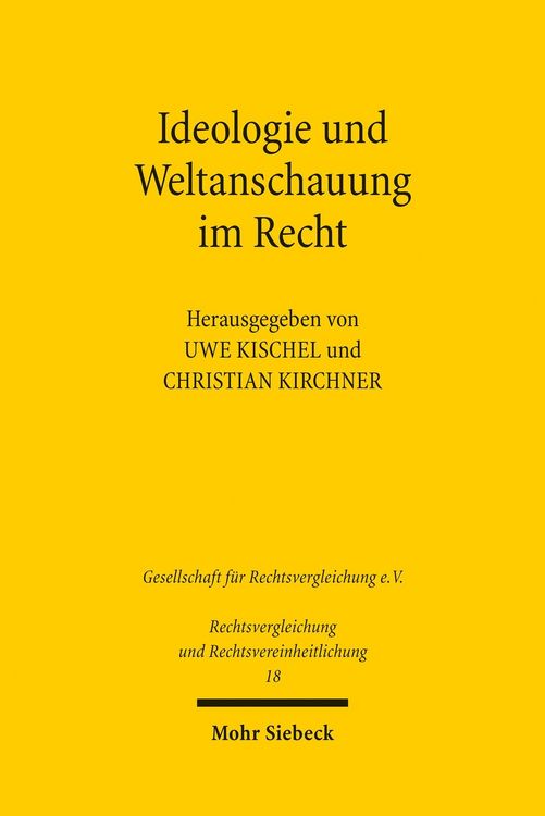 Produktbild: Ideologie und Weltanschauung im Recht