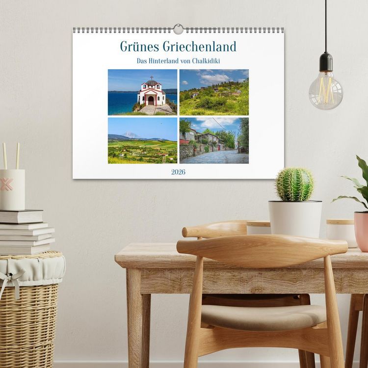 Produktbild: Gr&uuml;nes Griechenland (Wandkalender 2026 DIN A3 quer), CALVENDO Monatskalender