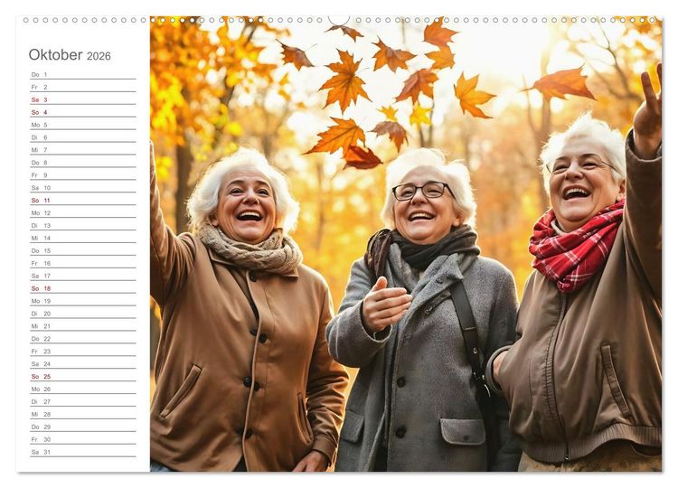 Produktbild: Renten-Turbo. Wenn der Ruhestand erst richtig Fahrt aufnimmt (Wandkalender 2026 DIN A2 quer), CALVENDO Monatskalender