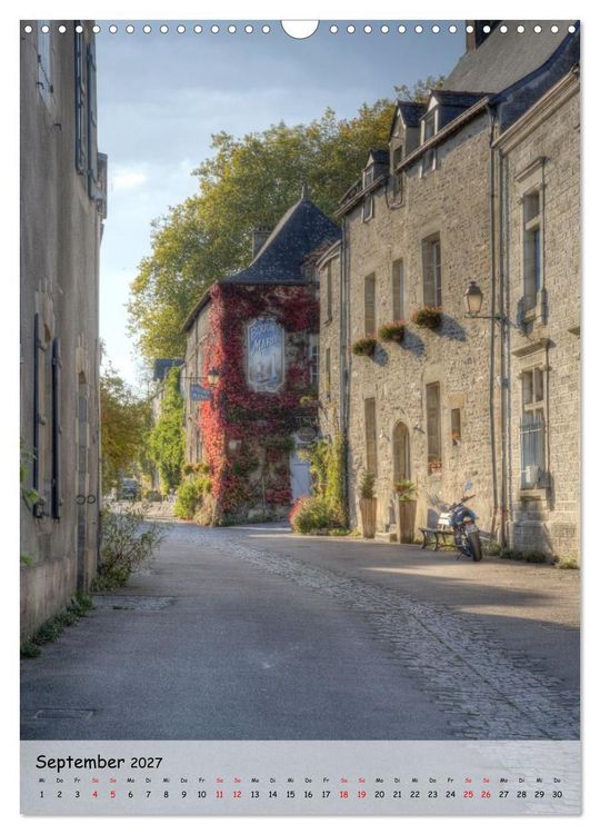 Produktbild: Rochefort-en-Terre. Traumdorf in der Bretagne (Wandkalender 2027 DIN A3 hoch), CALVENDO Monatskalender