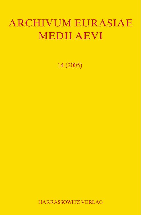 Produktbild: Archivum Eurasiae Medii Aevi 14 (2005)
