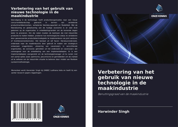 Produktbild: Verbetering van het gebruik van nieuwe technologie in de maakindustrie