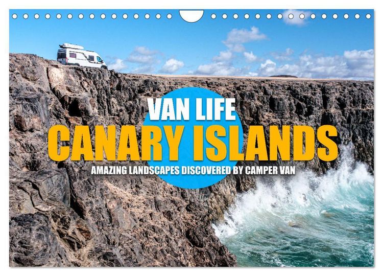 Produktbild: CANARY ISLANDS by CAMPER VAN (Wall Calendar 2026 DIN A4 landscape), CALVENDO 12 Month Wall Calendar