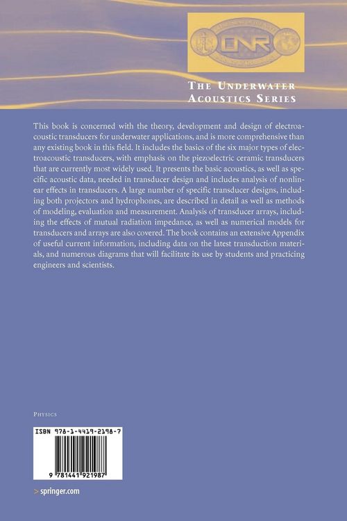Produktbild: Transducers and Arrays for Underwater Sound