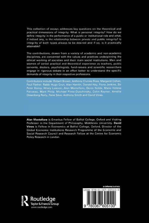 Produktbild: Integrity in the Public and Private Domains