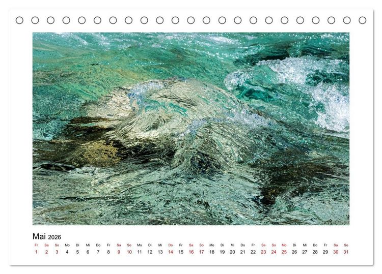 Produktbild: Wasserzauber (Tischkalender 2026 DIN A5 quer), CALVENDO Monatskalender