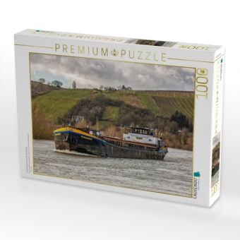 Produktbild: CALVENDO Puzzle Schiff auf dem Main bei Dettelbach | 1000 Teile Lege-Gr&ouml;&szlig;e 64x48cm Foto-Puzzle f&uuml;r gl&uuml;ckliche Stunden