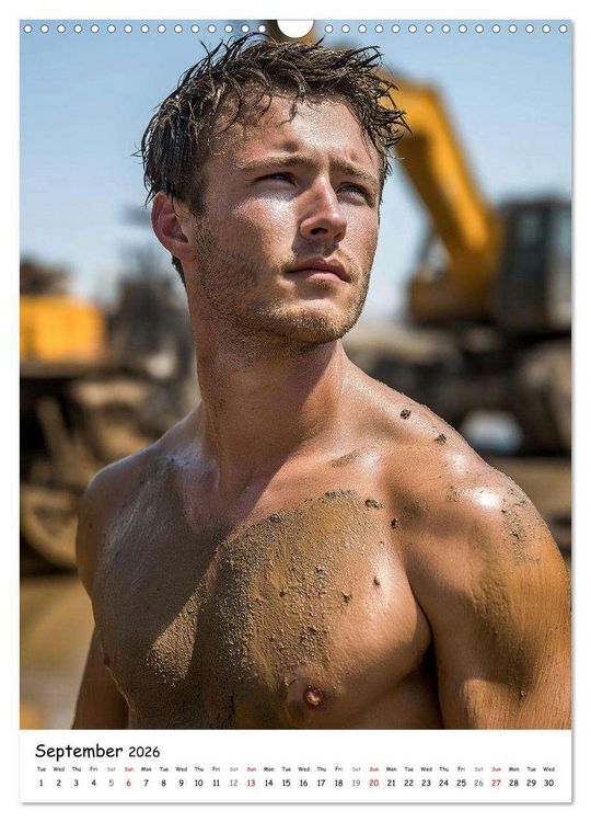Produktbild: Hot Builders - Hard at Work (Wall Calendar 2026 DIN A3 portrait), CALVENDO 12 Month Wall Calendar