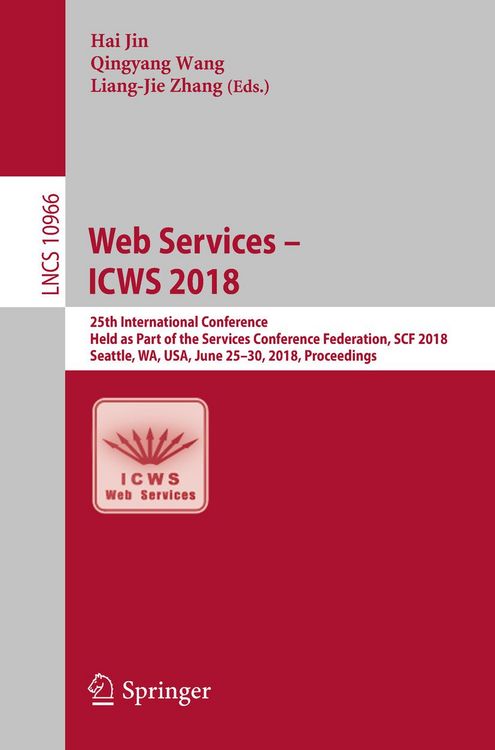 Produktbild: Web Services - ICWS 2018