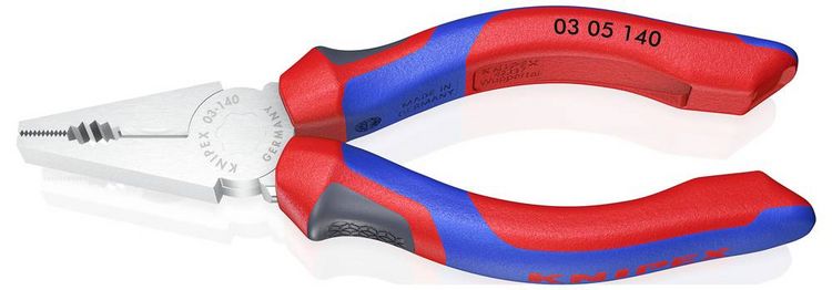 Produktbild: Knipex 03 05 140 Werkstatt Kombizange 140mm DIN ISO 5746