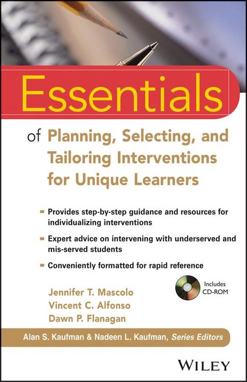 Produktbild: Essentials of Planning, Selecting, and Tailoring Interventions for Unique Learners