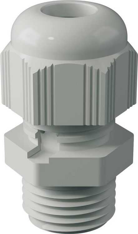 Produktbild: Bopla 12004100 Druckausgleichsverschraubung inkl. Druckausgleichsmembran M12 Polyamid 6 Lichtgrau (RAL 7035) 1 St.