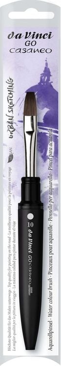 Produktbild: da Vinci Pinsel GO CASANEO Reise-Aquarellpinsel, extraweiche Synthetikfasern, Gr&ouml;&szlig;e 10