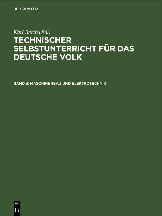 Produktbild: Maschinenbau und Elektrotechnik