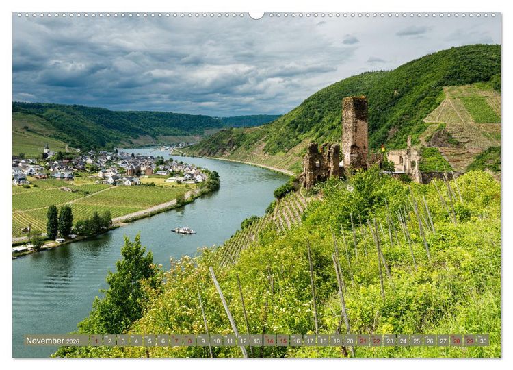 Produktbild: Mosel-Burgen (Wandkalender 2026 DIN A2 quer), CALVENDO Monatskalender