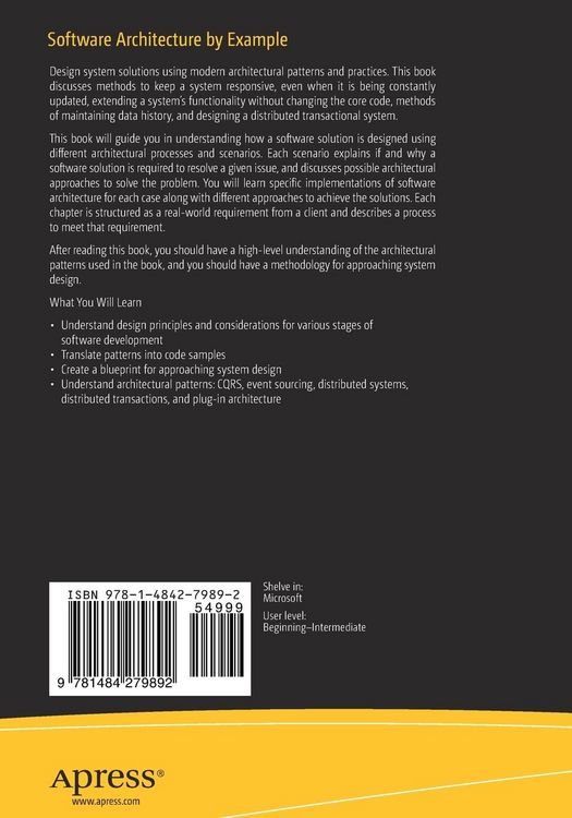 Produktbild: Software Architecture by Example