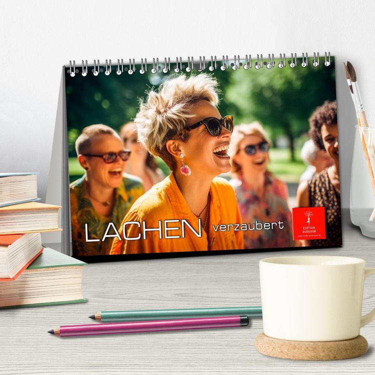 Produktbild: Lachen verzaubert (Tischkalender 2026 DIN A5 quer), CALVENDO Monatskalender