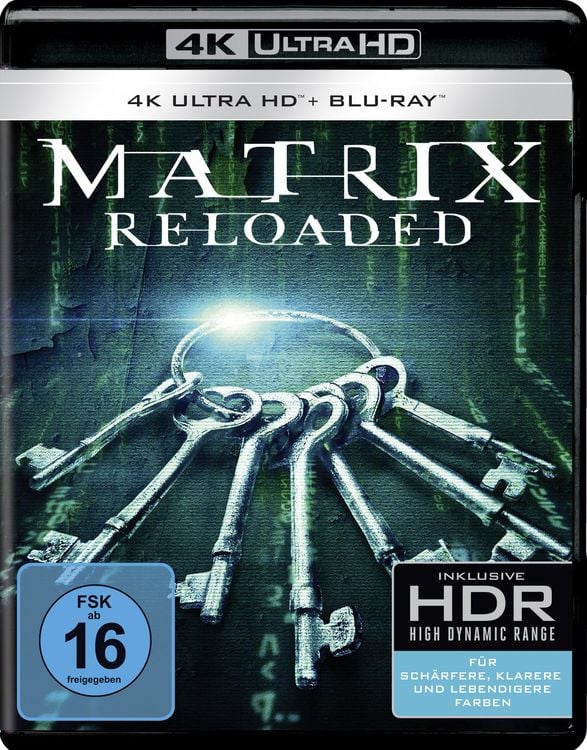 Produktbild: Matrix Reloaded (4K Ultra HD) (+ Blu-ray 2D) (+ Bonus-Blu-ray)
