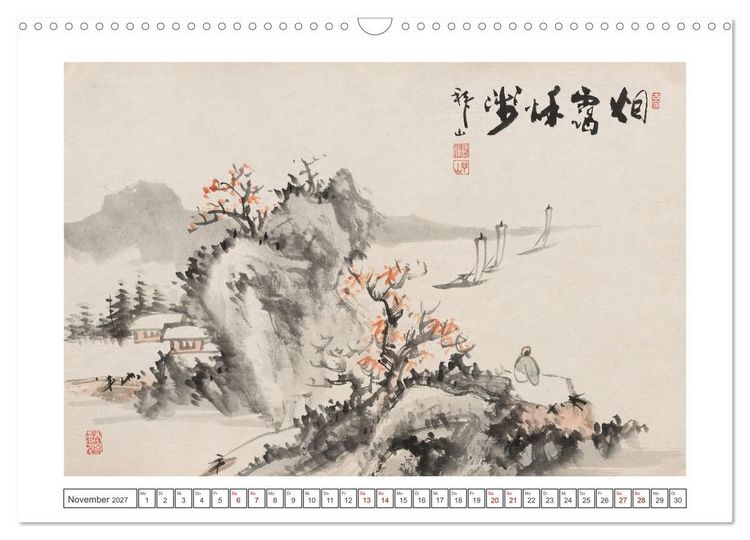 Produktbild: Yoshitsugu Haizan (Wandkalender 2027 DIN A3 quer), CALVENDO Monatskalender
