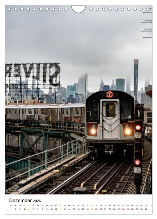Produktbild: New York, Facetten einer Stadt (Wandkalender 2026 DIN A4 hoch), CALVENDO Monatskalender