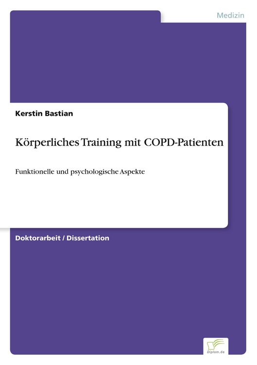Produktbild: K&ouml;rperliches Training mit COPD-Patienten