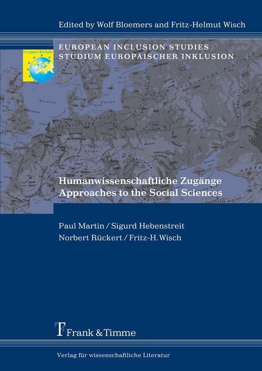 Produktbild: Humanwissenschaftliche Zug&auml;nge / Approaches to the Social Sciences