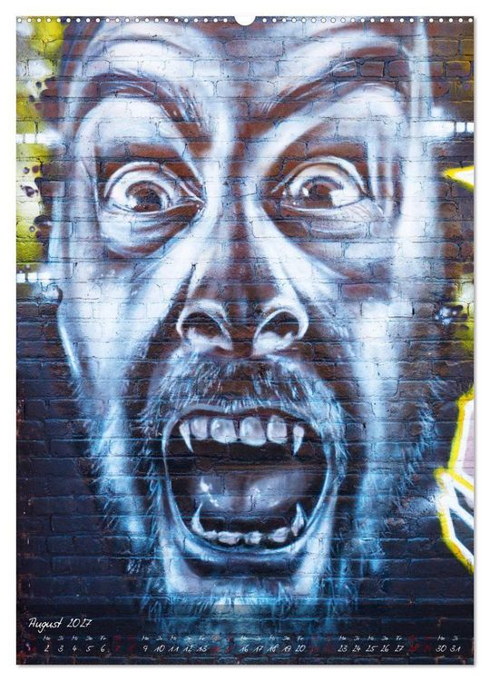 Produktbild: Faszinierende Streetart an Mauern und Hausw&auml;nden (Wandkalender 2027 DIN A2 hoch), CALVENDO Monatskalender