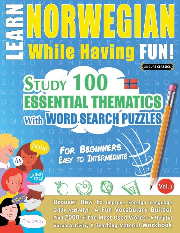 Produktbild: LEARN NORWEGIAN WHILE HAVING FUN! - FOR BEGINNERS