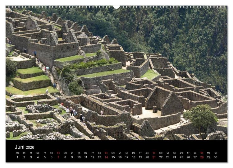 Produktbild: Machu Picchu - Die Stadt in den Wolken (Wandkalender 2026 DIN A2 quer), CALVENDO Monatskalender