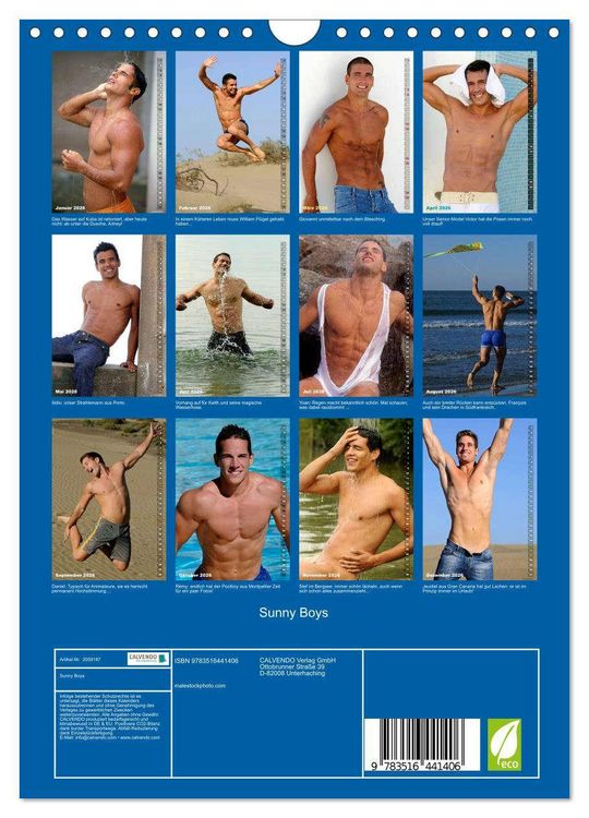 Produktbild: Sunny Boys (Wandkalender 2026 DIN A4 hoch), CALVENDO Monatskalender