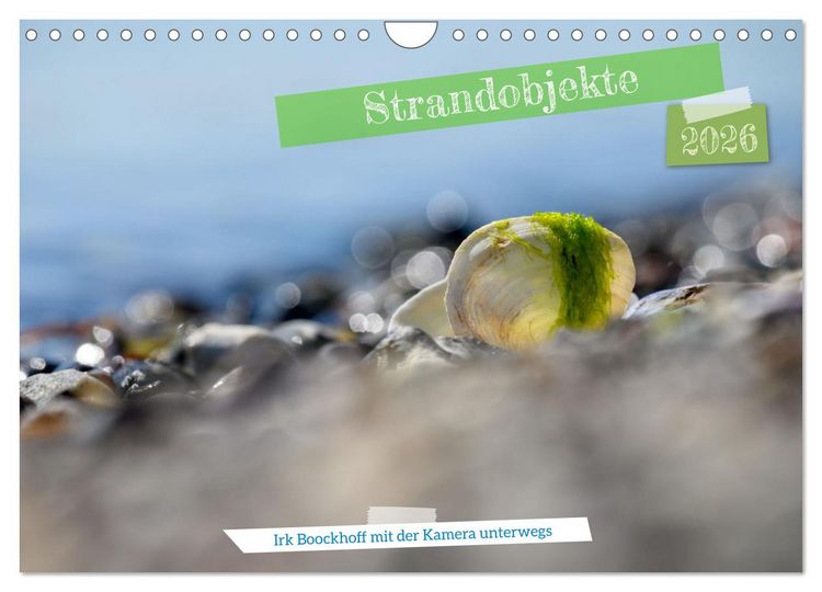 Produktbild: Strandobjekte (Wandkalender 2026 DIN A4 quer), CALVENDO Monatskalender