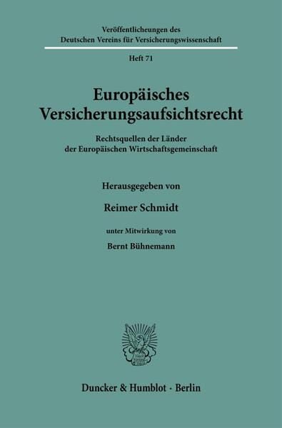 Produktbild: Europ&auml;isches Versicherungsaufsichtsrecht.
