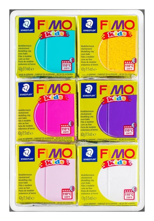 Produktbild: STAEDTLER FIMO kids Colour Pack - girlie 6x42g