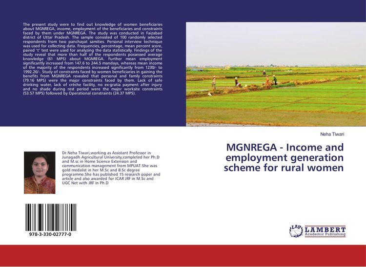Produktbild: MGNREGA - Income and employment generation scheme for rural women