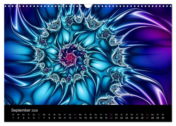 Produktbild: Neonfarben (Wandkalender 2026 DIN A3 quer), CALVENDO Monatskalender