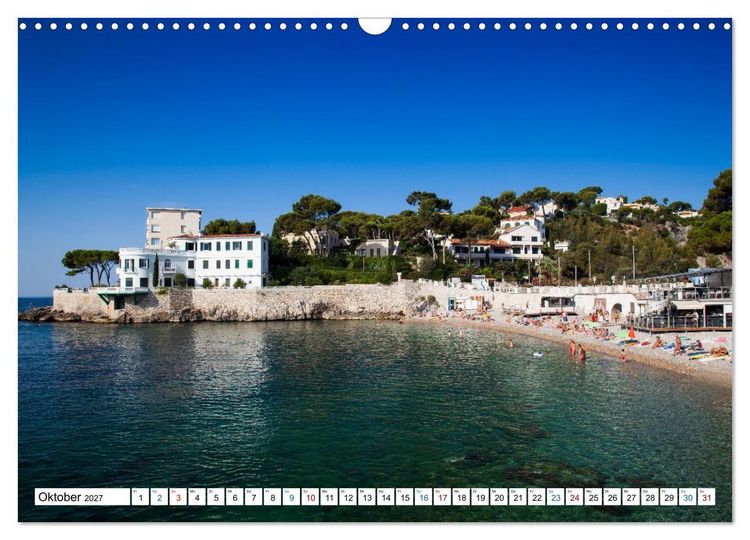 Produktbild: C&ocirc;te d&rsquo;Azur Glanzlichter an der franz&ouml;sischen Mittelmeerk&uuml;ste (Wandkalender 2027 DIN A3 quer), CALVENDO Monatskalender