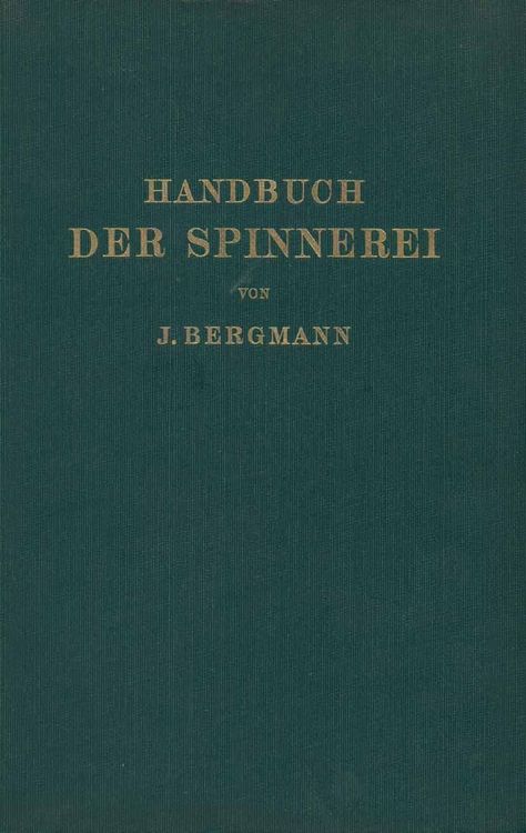 Produktbild: Handbuch der Spinnerei