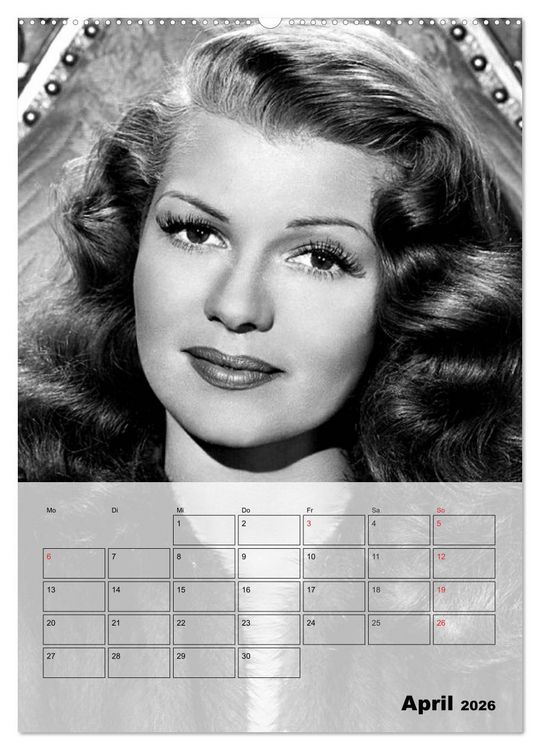 Produktbild: Filmstars der goldenen Leinwandjahre (hochwertiger Premium Wandkalender 2026 DIN A2 hoch), Kunstdruck in Hochglanz