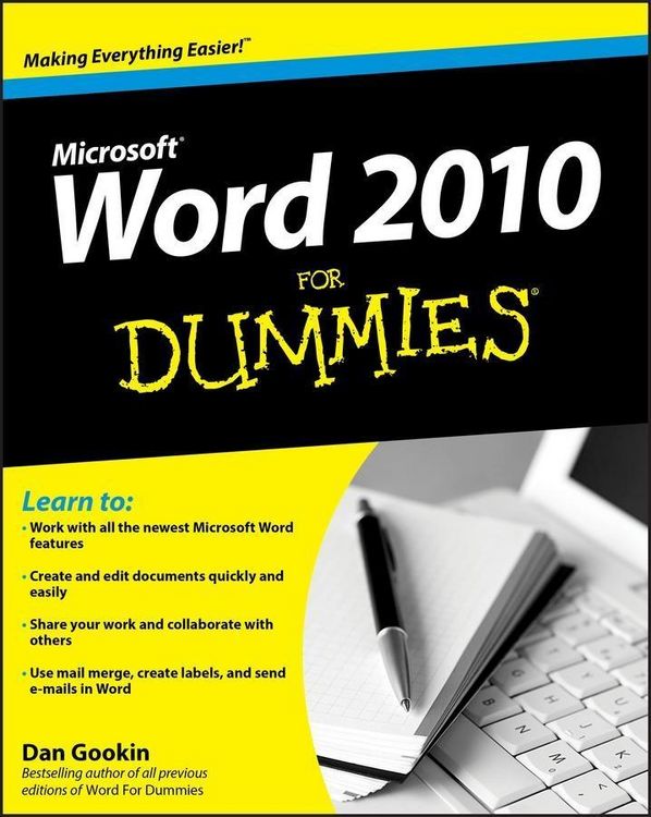 Produktbild: Word 2010 For Dummies