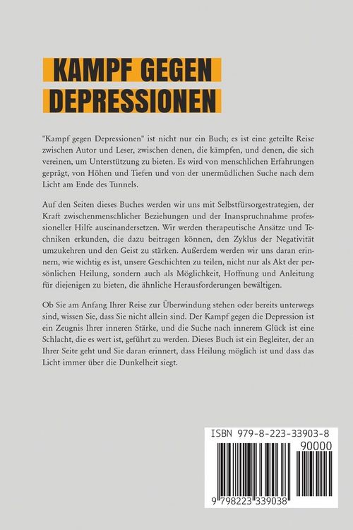 Produktbild: Kampf gegen Depressionen