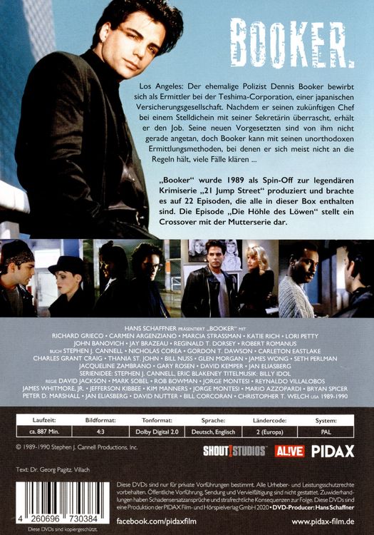 Produktbild: Booker - Spin-off zur legend&auml;ren Krimiserie 21 JUMP STREET / Die komplette Kultserie (Pidax Serien-Klassiker) [6 DVDs]